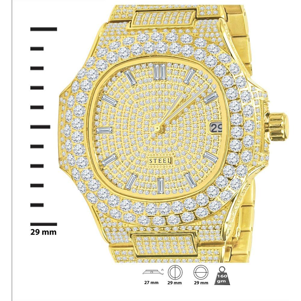 LORD Steel Crystal Watch | A Dazzling Timepiece of Luxury and Elegance