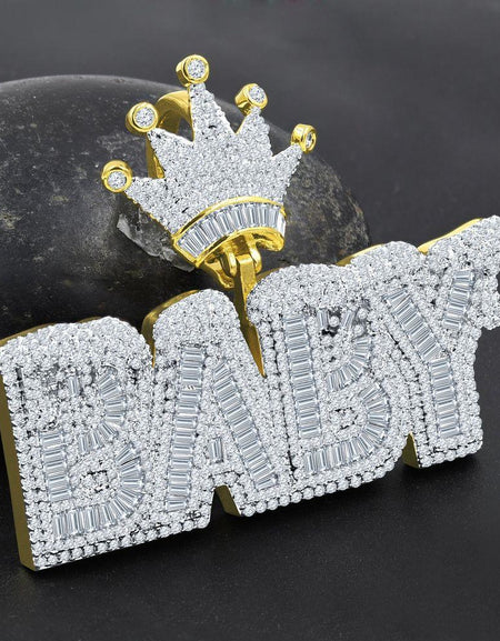 QUERIDA Hip Hop Crystal Pendant