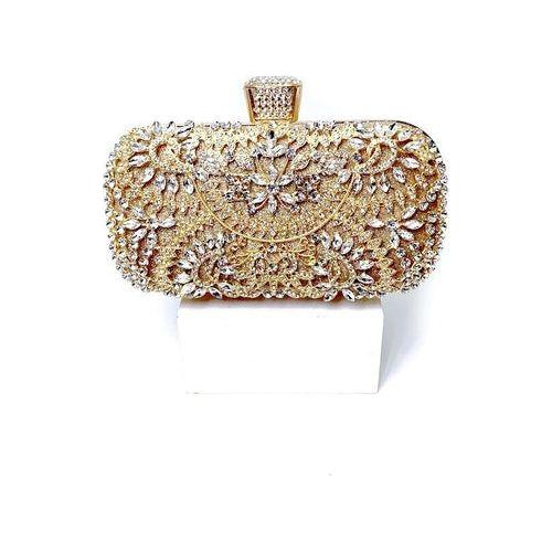 Load image into Gallery viewer, 2022 Diamond Evening Clutch Bag For Women Wedding Golden Clutch Purse
