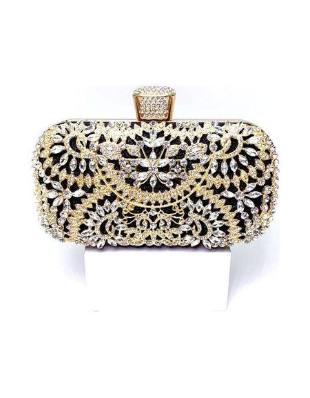 2022 Diamond Evening Clutch Bag For Women Wedding Golden Clutch Purse