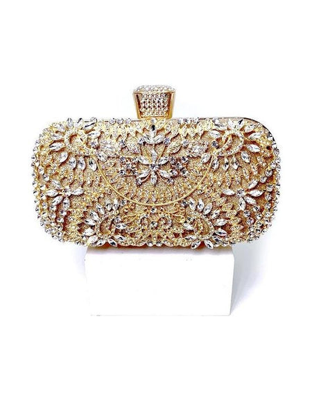 2022 Diamond Evening Clutch Bag For Women Wedding Golden Clutch Purse