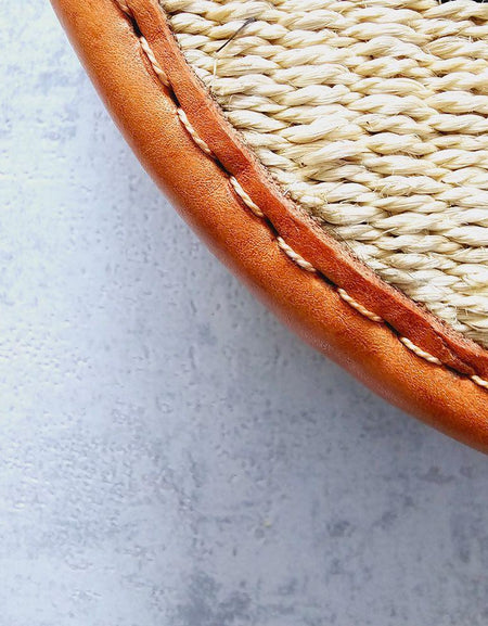 Handmade Sisal Handbag | Fully lined with an Adjustable Strap