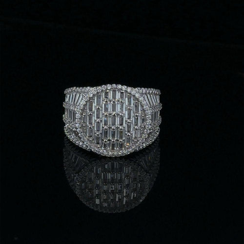 Load image into Gallery viewer, FROSTY SPARKLE SILVER CZ RING | 9222541
