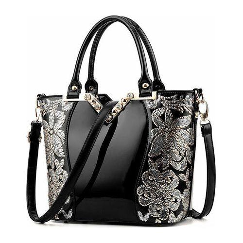 Load image into Gallery viewer, Elegant Embroidered PU Leather Handbag for Women by Your Brand Name
