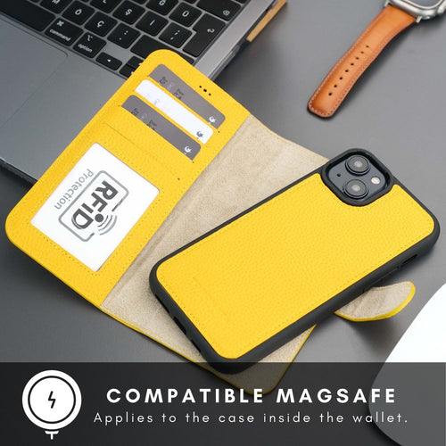 Load image into Gallery viewer, Casper Leather iPhone 15 Wallet Case | MagSafe-67
