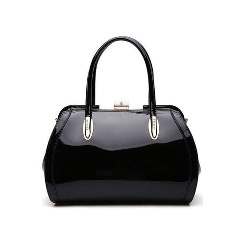 Load image into Gallery viewer, MKF Marlene Patent Satchel Handbag by Mia K
