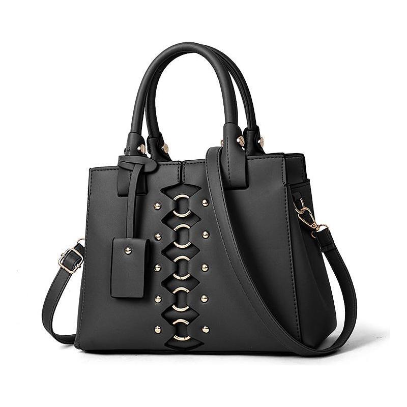 Luxe Elegance: Japanese Style PU Leather Handbag for Women