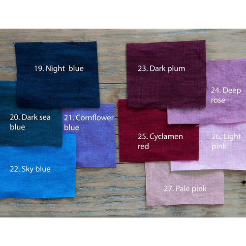 Load image into Gallery viewer, Dark Plum linen tote bag with inside pocket
