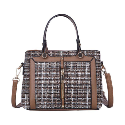 Load image into Gallery viewer, Korean Style Plaid Three-Dimensional Handbag for Ladies
