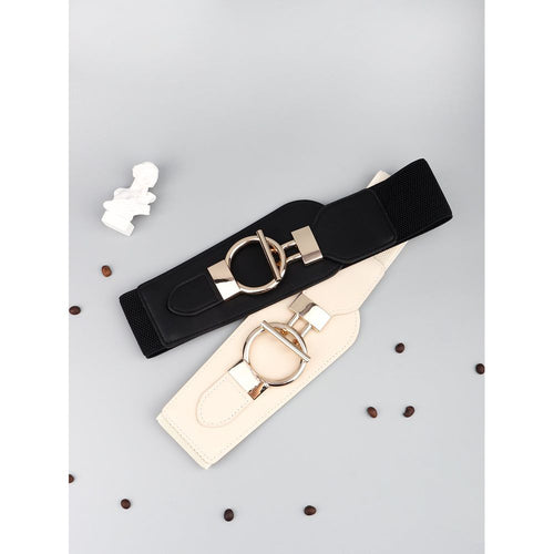 Load image into Gallery viewer, Classica Elastic Wide Belt with Alloy Buckle
