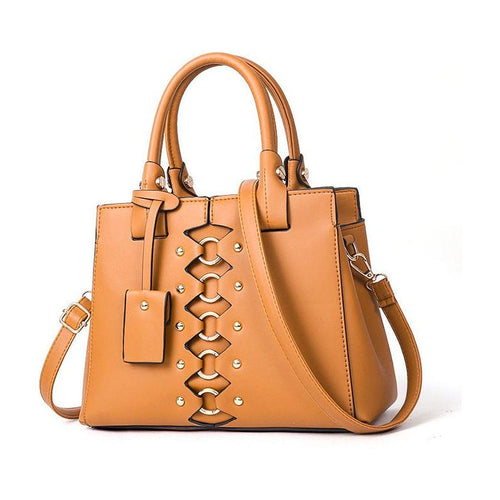 Load image into Gallery viewer, Luxe Elegance: Japanese Style PU Leather Handbag for Women
