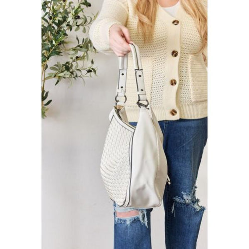 Load image into Gallery viewer, SHOMICO Elegant Woven Vegan Leather Handbag
