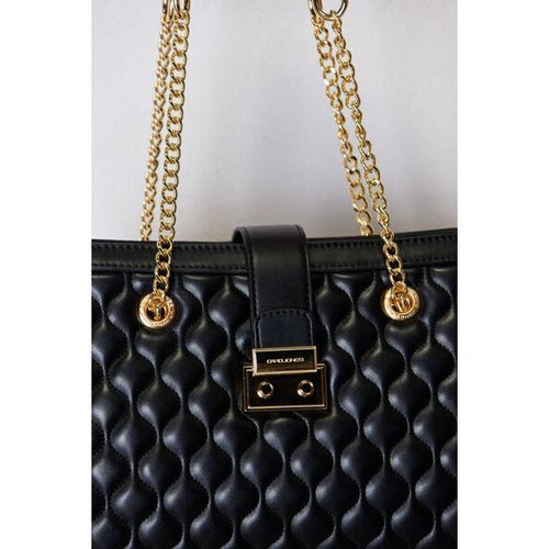 Load image into Gallery viewer, David Jones Quilted PU Leather Handbag
