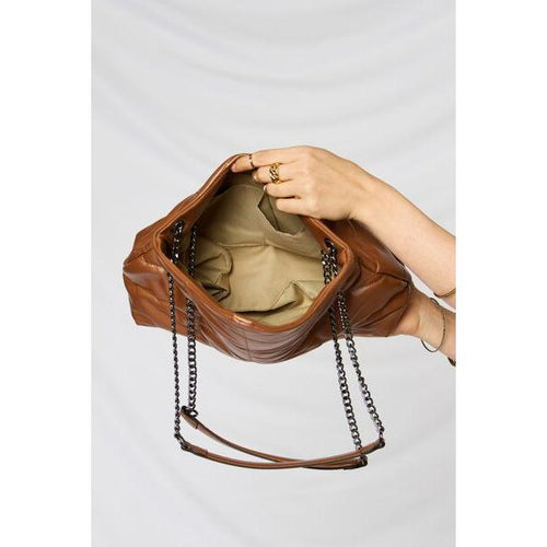 Load image into Gallery viewer, SHOMICO PU Leather Chain Handbag - A Symphony of Style and Elegance
