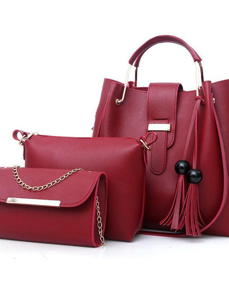 Designer Handbags: Women's Three-Piece Handbag For All Occasions