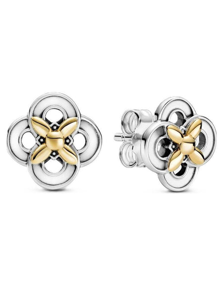 PANDORA JEWELS Mod. TWO-TONE FLOWER-0