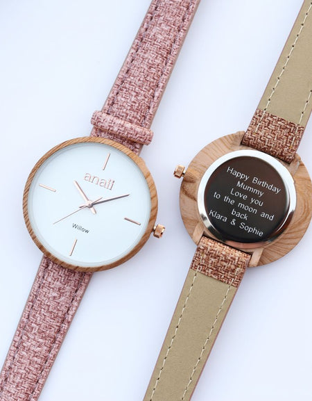 Personalised Anaii Watch - Sweet Pink