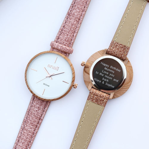 Load image into Gallery viewer, Personalised Anaii Watch - Sweet Pink
