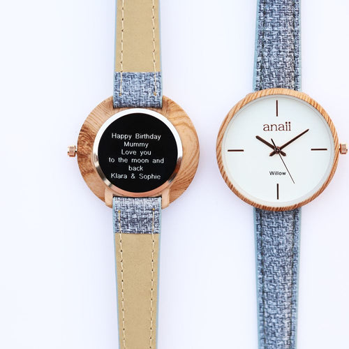 Load image into Gallery viewer, Personalised Anaii Watch - Lake Blue
