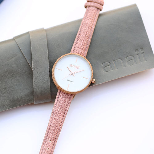 Load image into Gallery viewer, Personalised Anaii Watch - Sweet Pink
