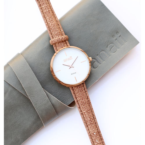 Load image into Gallery viewer, Handwriting Engraving Anaii Watch - Hazel Wood
