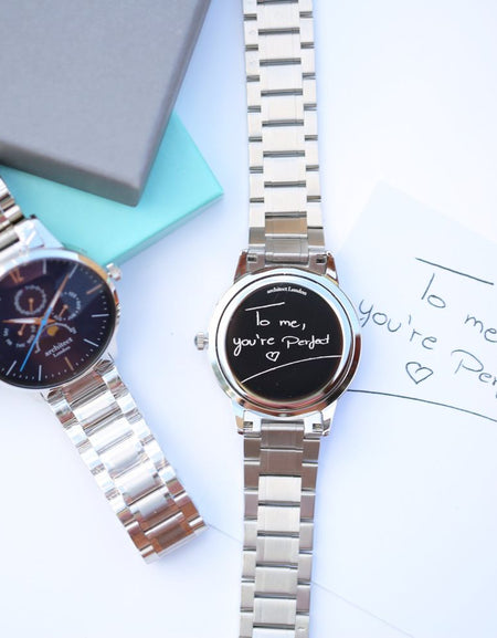 Men's Architect Apollo Blue - Handwriting Engraving