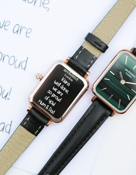 Ladies Architēct Lille - Pine Green - Handwriting Engraving