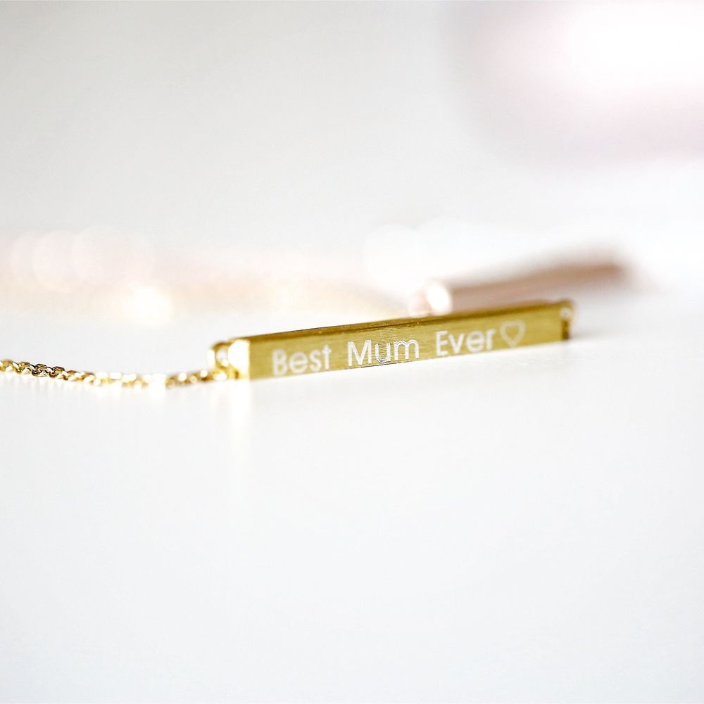 Personalised Horizontal Necklace