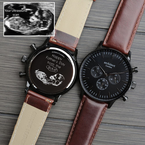 Load image into Gallery viewer, Handwriting Engraving - Men&#39;s Architect Motivator Black with Walnut
