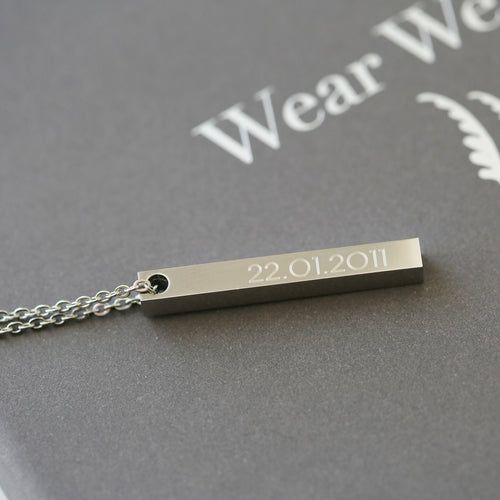 Personalised Bar Necklace