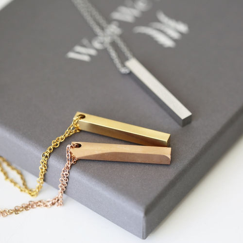 Load image into Gallery viewer, Personalised Bar Necklace
