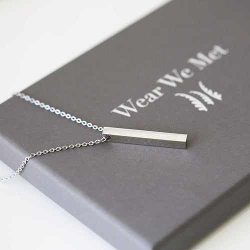 Load image into Gallery viewer, Personalised Bar Necklace
