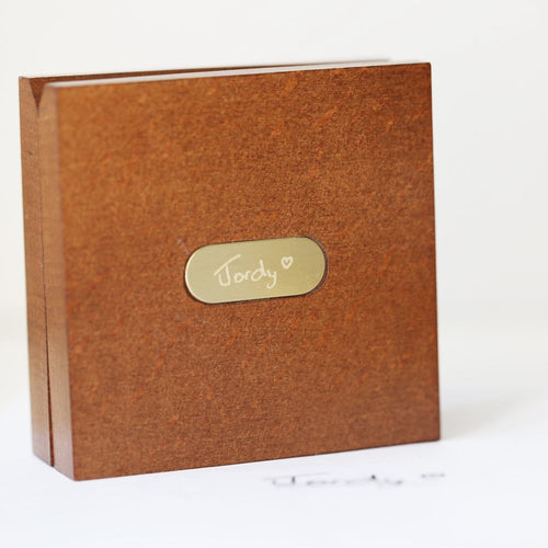 Load image into Gallery viewer, Own Handwriting Compass Personalised with Timber Box
