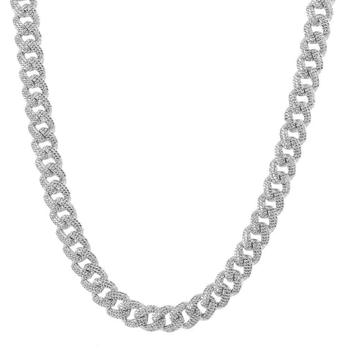 Load image into Gallery viewer, MONEYED 12MM 925 MOISSANITE CUBAN CHAIN | 991401
