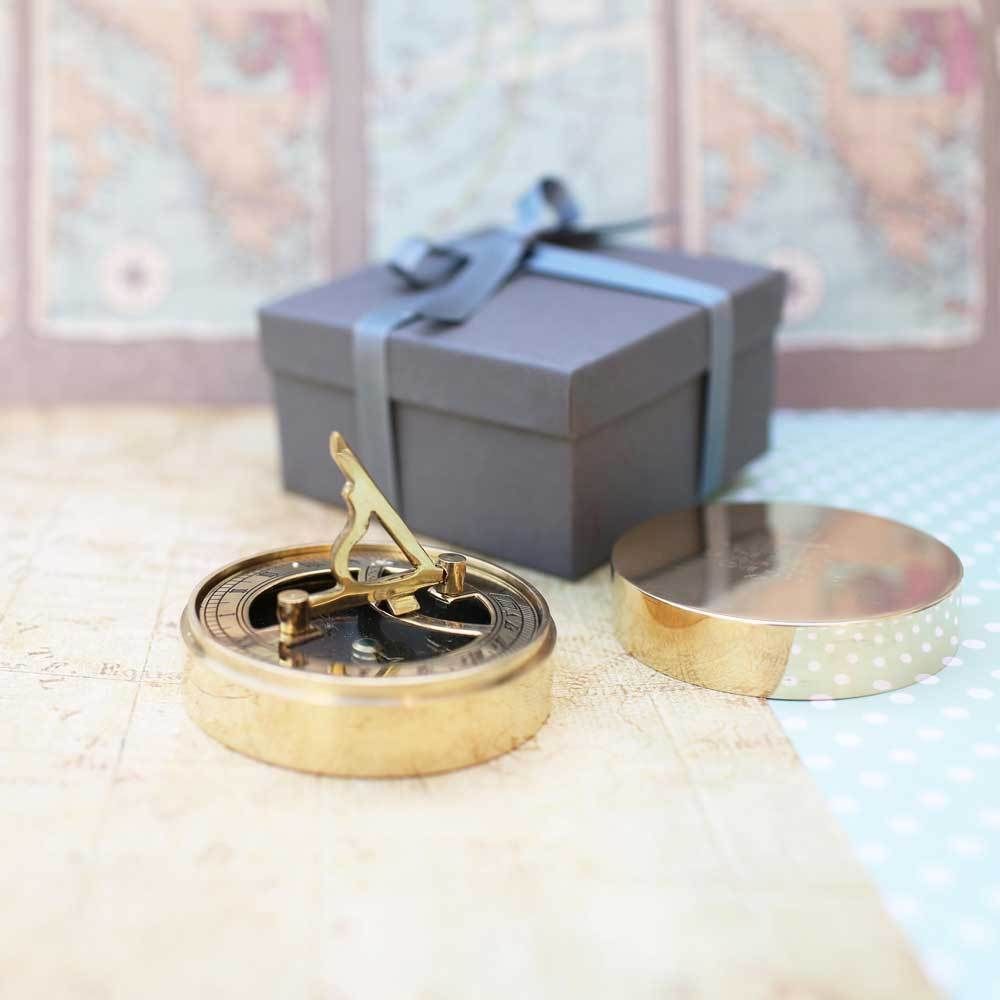 Own Handwriting Nautical Sundial Compass