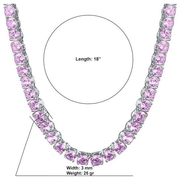 SPARKLE 3MM 925 Tennis Choker | 9297869