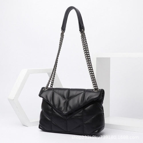 Load image into Gallery viewer, Puffer Shoulder Bag Chain Strap Puffy Crossbody Purse for Women Quilt
