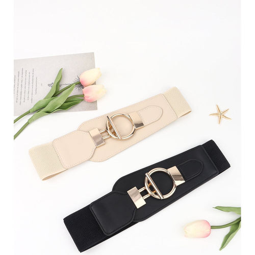 Load image into Gallery viewer, Classica Elastic Wide Belt with Alloy Buckle
