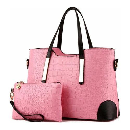 Load image into Gallery viewer, Luxury Fashion Two-Piece Colour Contrast Handbag
