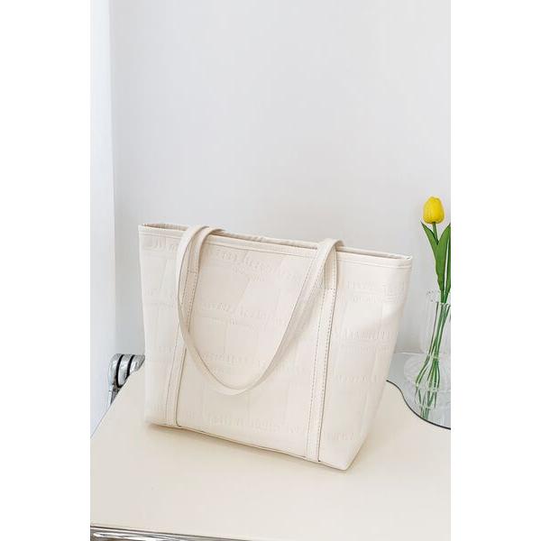 Luxurious Textured PU Leather Handbag