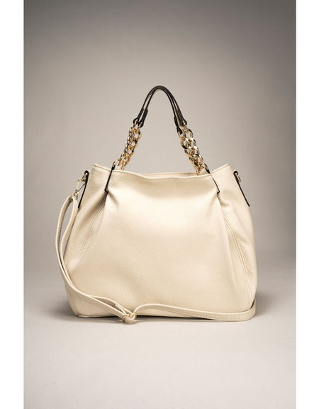 Helen Beige Designer Handbag