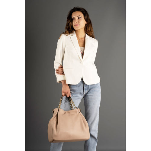 Load image into Gallery viewer, Helen Beige Designer Handbag
