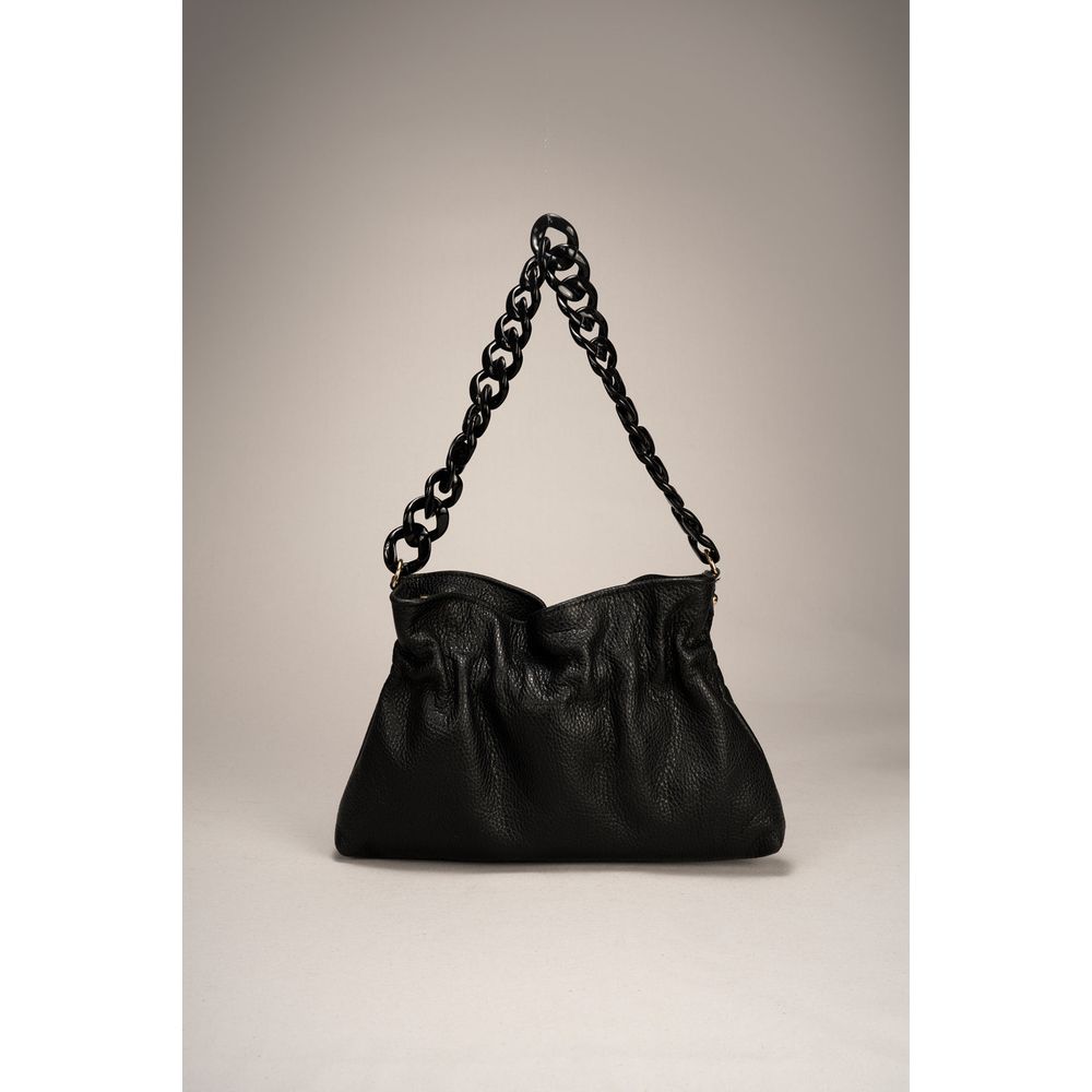 MALVINA VERDEMELA: Exquisite Italian Grain Leather Handbag