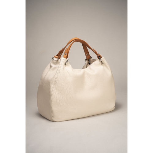 Load image into Gallery viewer, AZALEA BEIGE + CUOIO Women&#39;s Handbag - Exquisite Italian Craftsmanship
