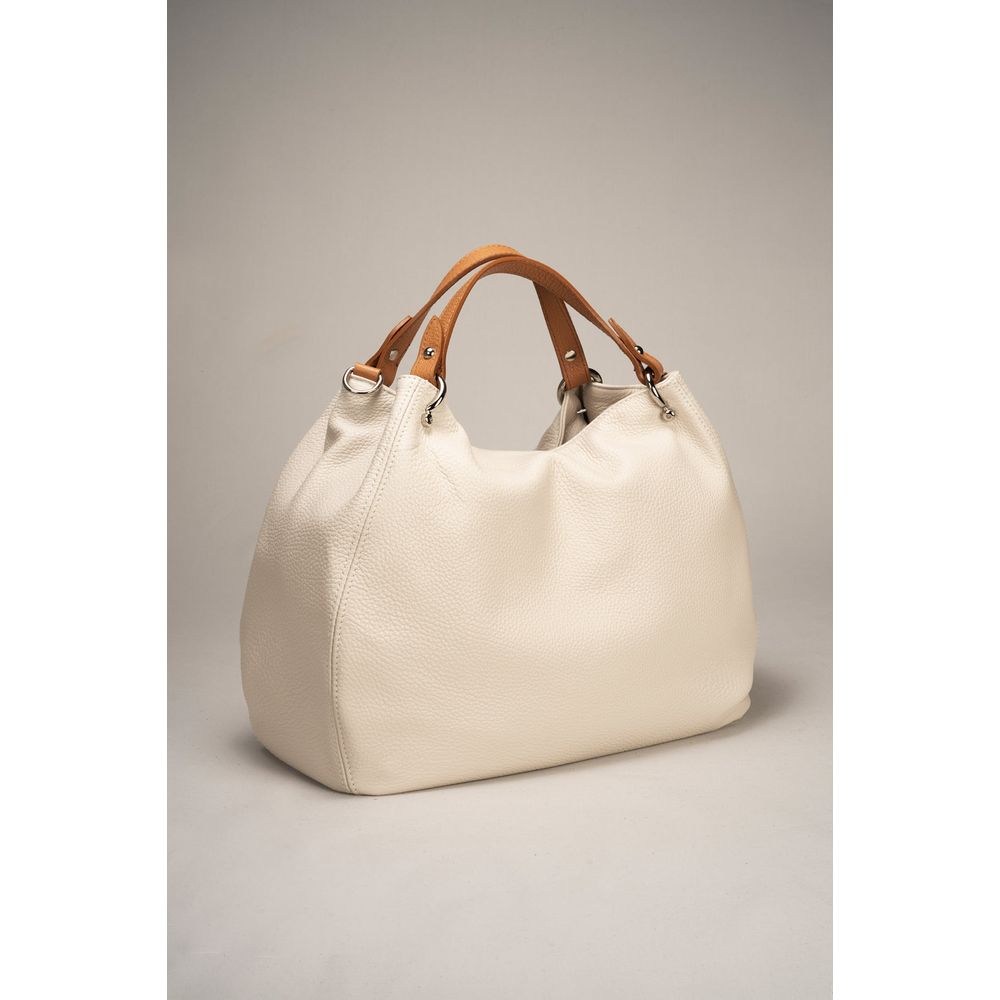 AZALEA BEIGE + CUOIO Women's Handbag - Exquisite Italian Craftsmanship