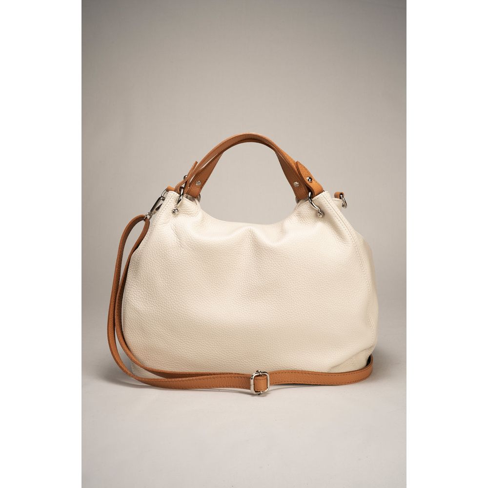 AZALEA BEIGE + CUOIO Women's Handbag - Exquisite Italian Craftsmanship