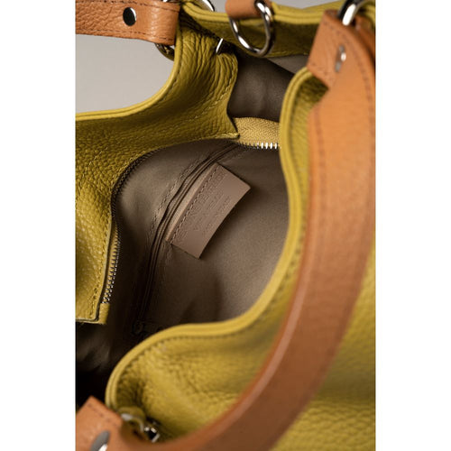 Load image into Gallery viewer, AZALEA BEIGE + CUOIO Women&#39;s Handbag - Exquisite Italian Craftsmanship
