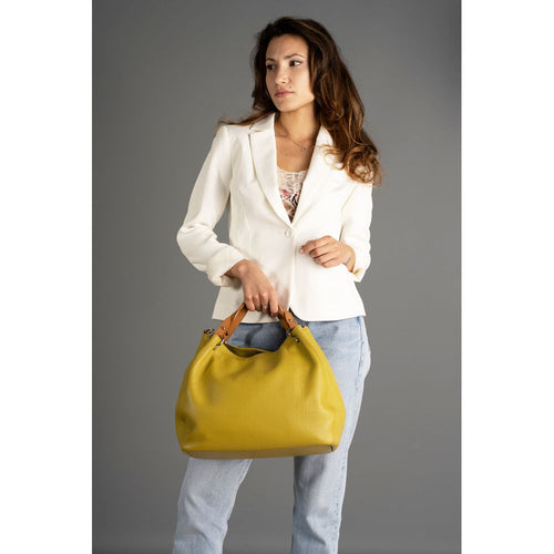 Load image into Gallery viewer, AZALEA BEIGE + CUOIO Women&#39;s Handbag - Exquisite Italian Craftsmanship
