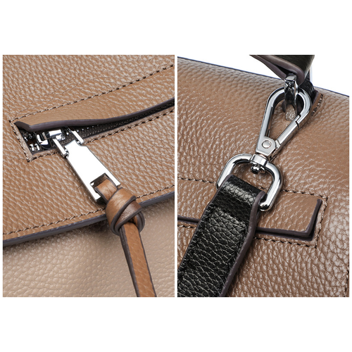 Load image into Gallery viewer, Genuine leather bag for female bag shoulder bag large capacity with
