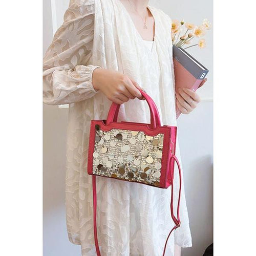 Load image into Gallery viewer, PU Leather Sequin Handbag - Elegance Redefined
